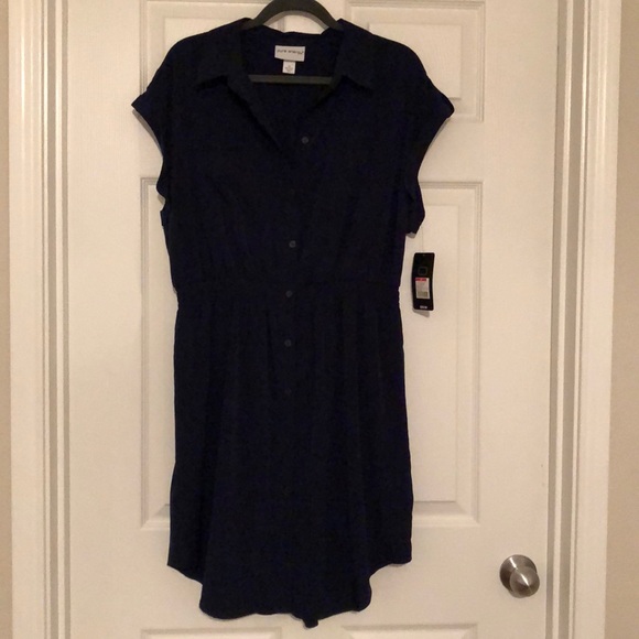 Pure Energy Dresses & Skirts - NWT. Pure Energy navy shirt dress.